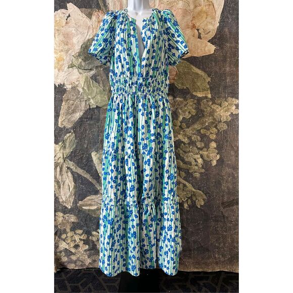 New Anthropologie The Somerset Maxi Dress Size Large - Picture 3 of 8